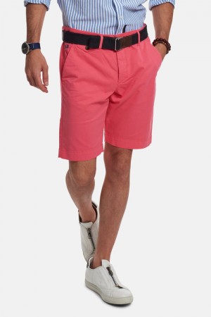 Bermudas La Martina Regular-fit Stretch Cotton Hombre Coral Chile | DNK-6586