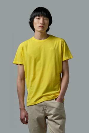 Polera La Martina Regular-fit 100% Cotton Hombre Amarillo Chile | CVE-4987