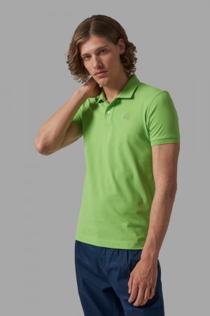 Polo La Martina Slim-fit Hombre Light Verde Chile | HEY-5495