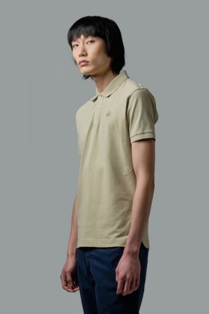 Polo La Martina Slim-fit Stretch Piqué Hombre Beige Chile | LXP-6976