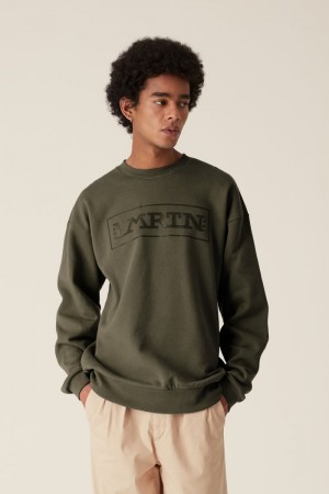 Sudadera La Martina LMRTN Crew-neck Deep Verde Chile | HDL-1685