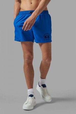 Swim Shorts La Martina Regular-fit Hombre Azules Chile | EGL-3360