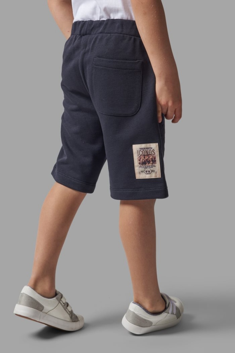 Bermudas La Martina Brushed Cotton Niños Azules Chile | TJA-3507