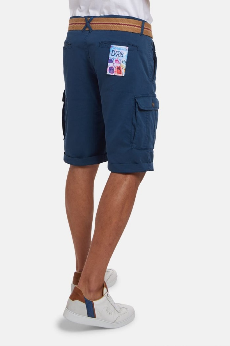 Bermudas La Martina Regular-fit Stretch Cotton Hombre Azul Marino Chile | HLF-9739