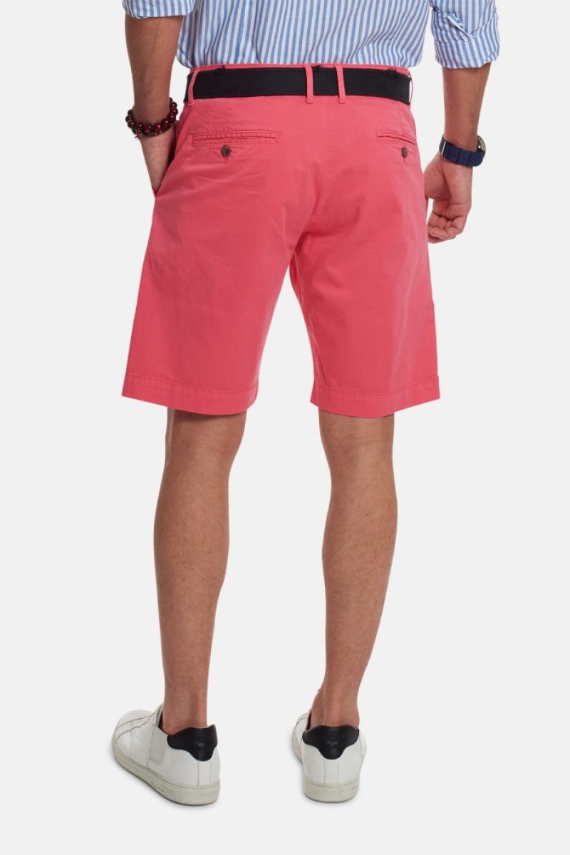 Bermudas La Martina Regular-fit Stretch Cotton Hombre Coral Chile | DNK-6586