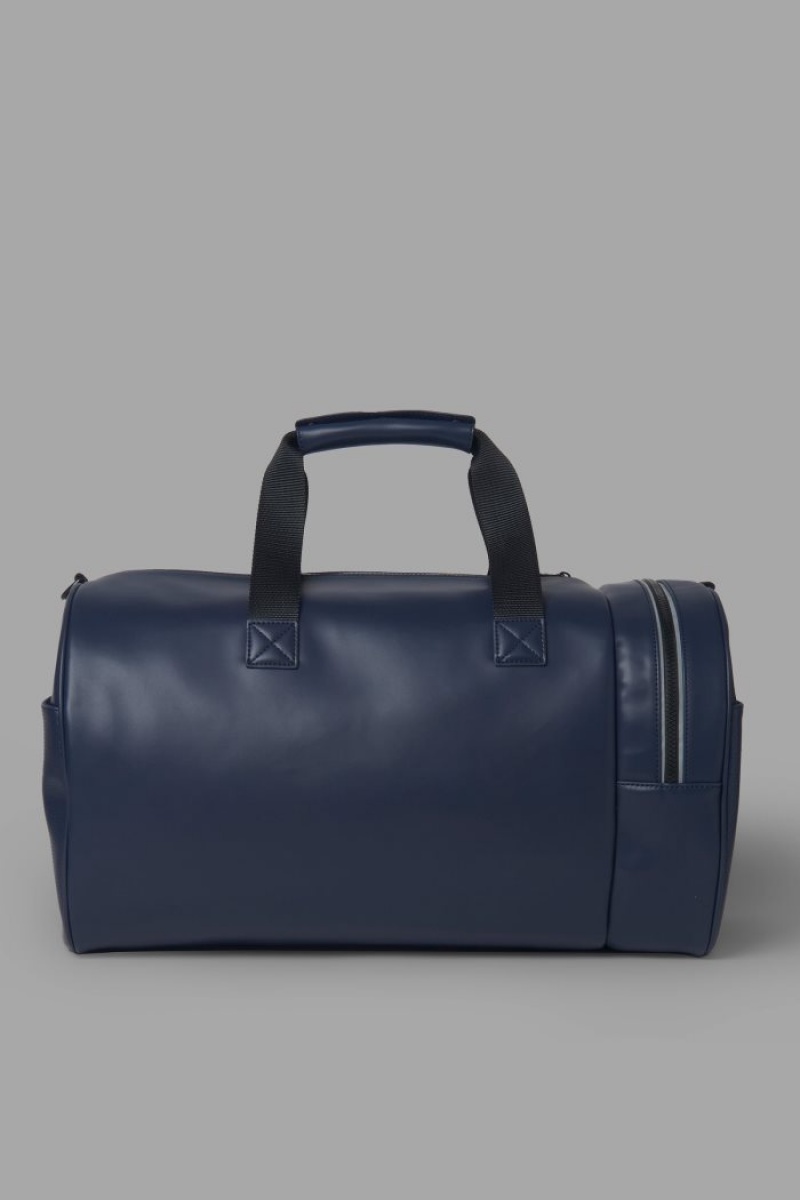 Bolsa Cruzada La Martina Faux Leather Hombre Azul Marino Chile | XCC-8420