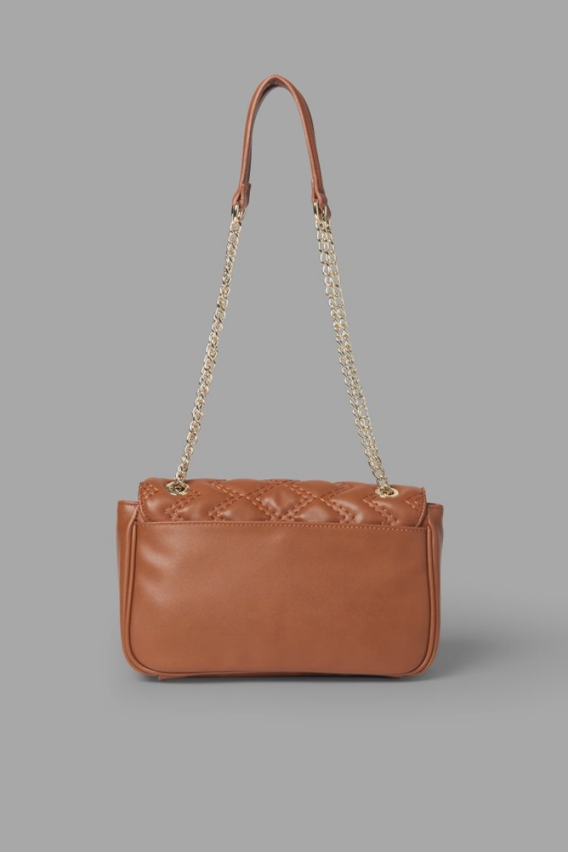 Bolsa Cruzada La Martina Faux Leather Mujer Marrones Chile | SZD-1144