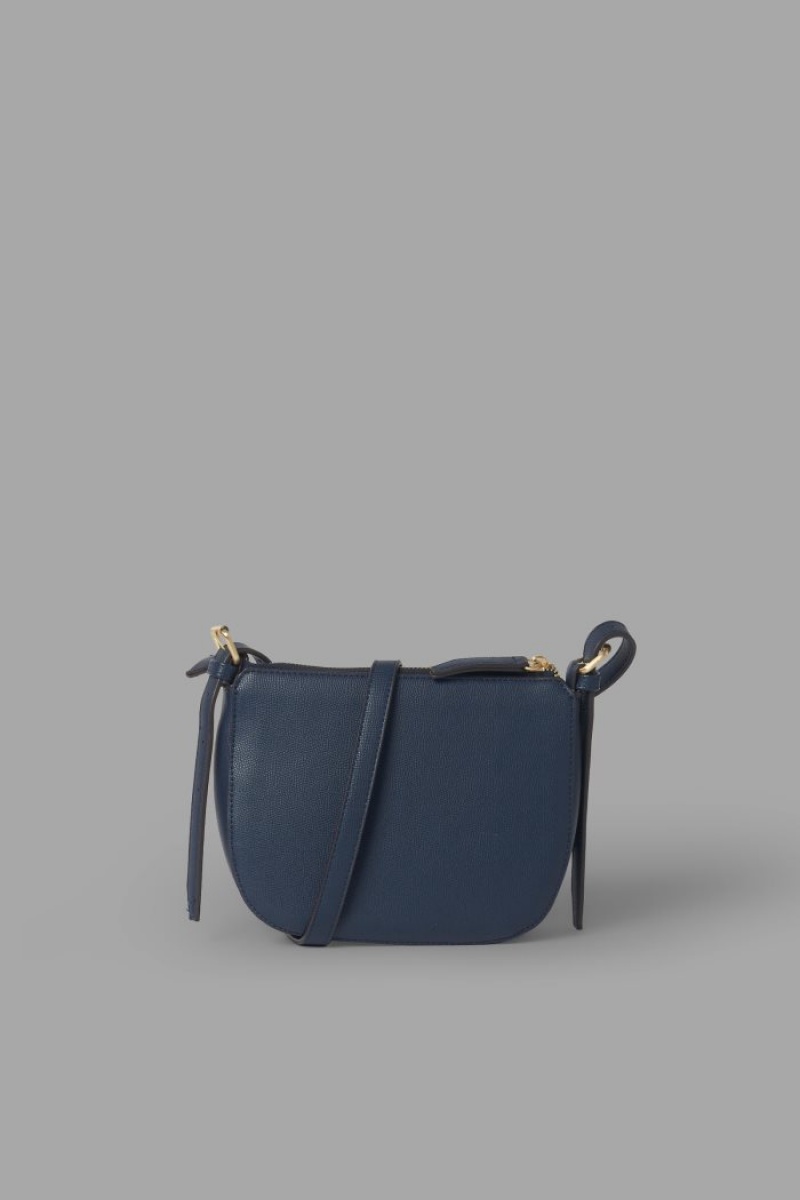 Bolsas La Martina Classic Faux Leather Mujer Azul Marino Chile | NUW-8856