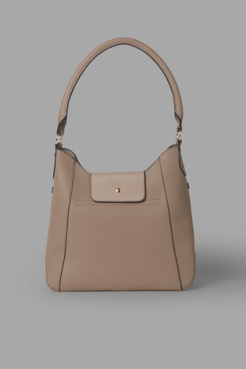 Bolsas La Martina Plain-coloured Trapeze Mujer Blancas Chile | VUT-7799