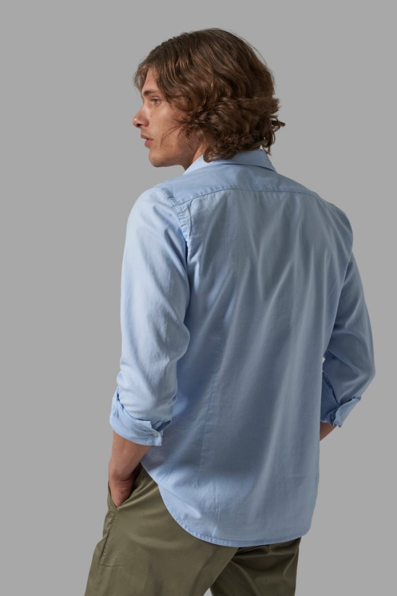 Camisas La Martina Regular-fit Hombre Azules Chile | ZTU-9937