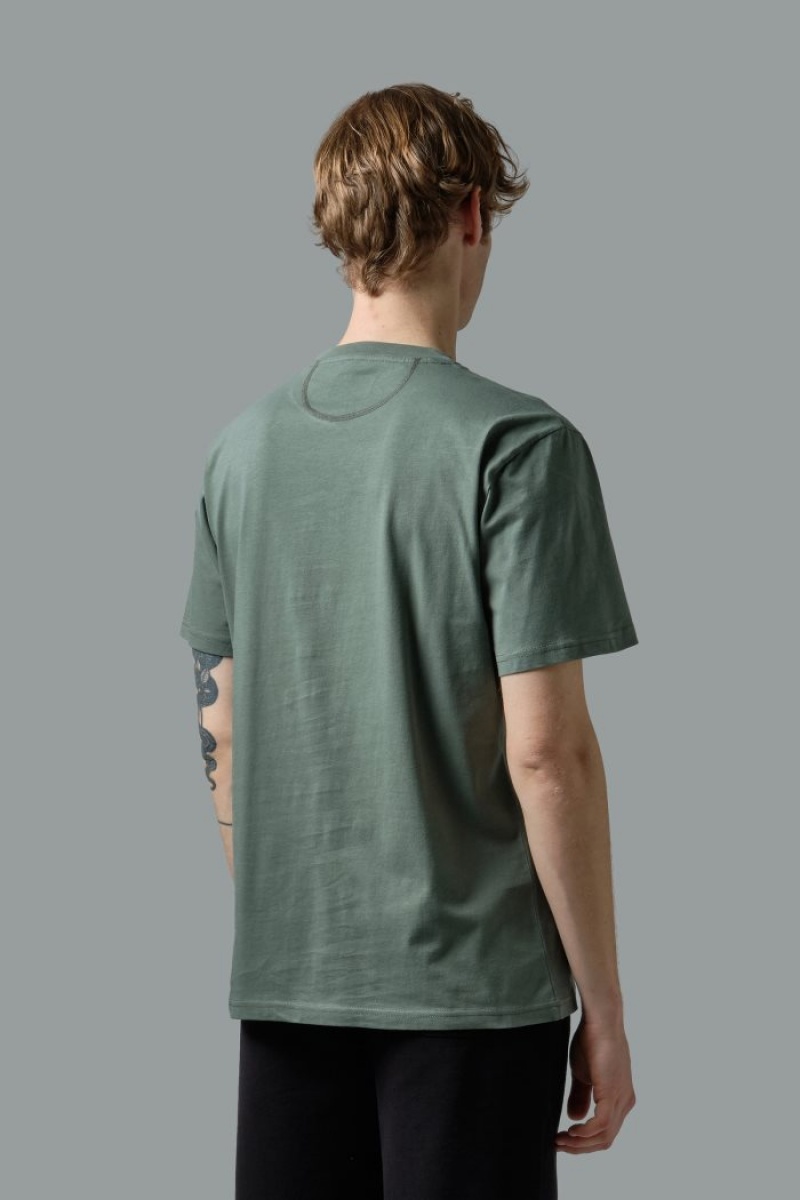 Polera La Martina Comodidad-fit 100% Cotton Hombre Verde Oliva Chile | QEE-4649