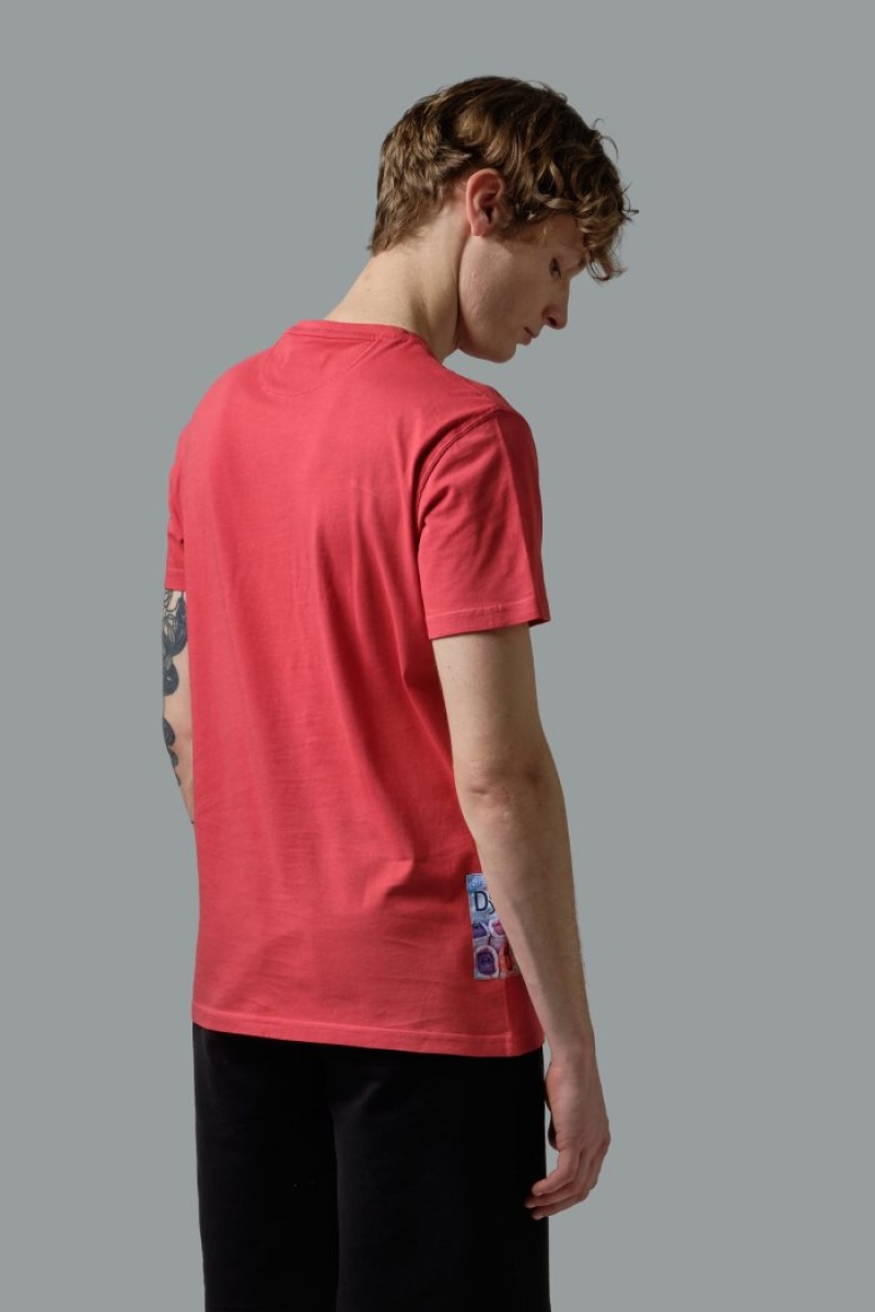 Polera La Martina Regular-fit 100% Cotton Hombre Rojas Chile | CBK-7466