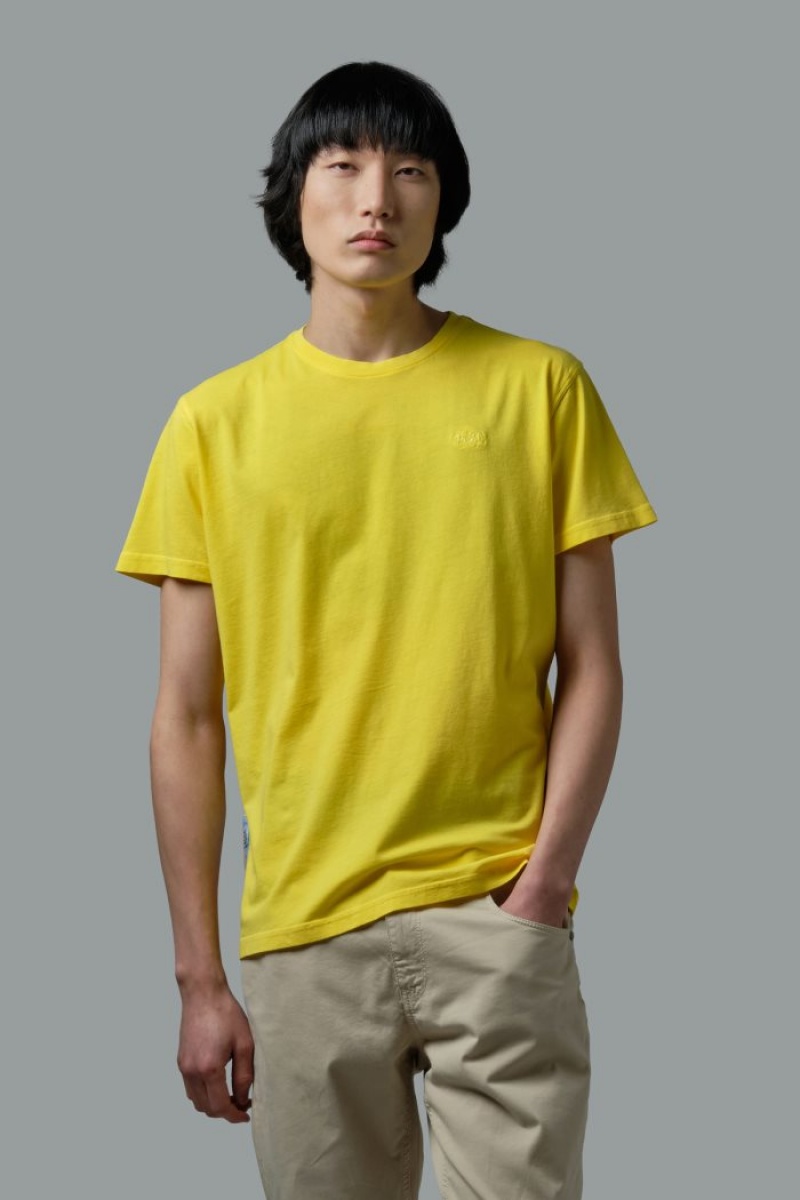 Polera La Martina Regular-fit 100% Cotton Hombre Amarillo Chile | CVE-4987