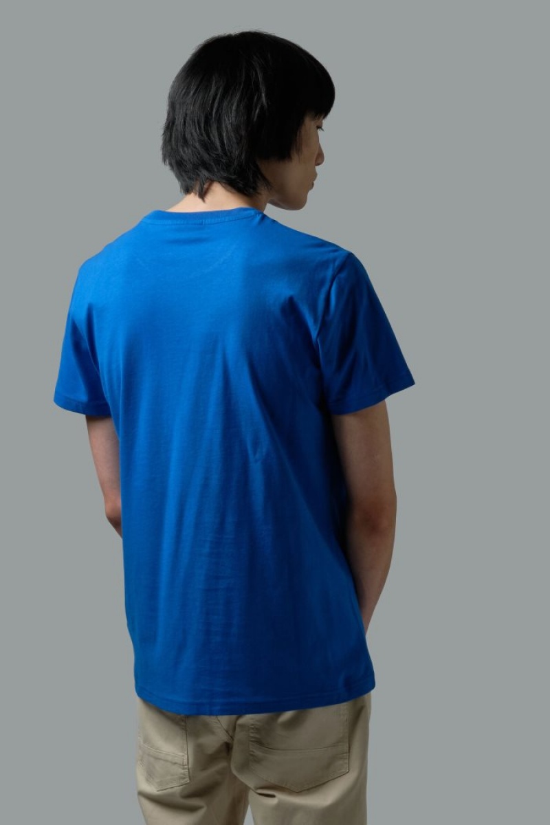 Polera La Martina Regular-fit Cotton Hombre Azules Chile | ZFN-7938