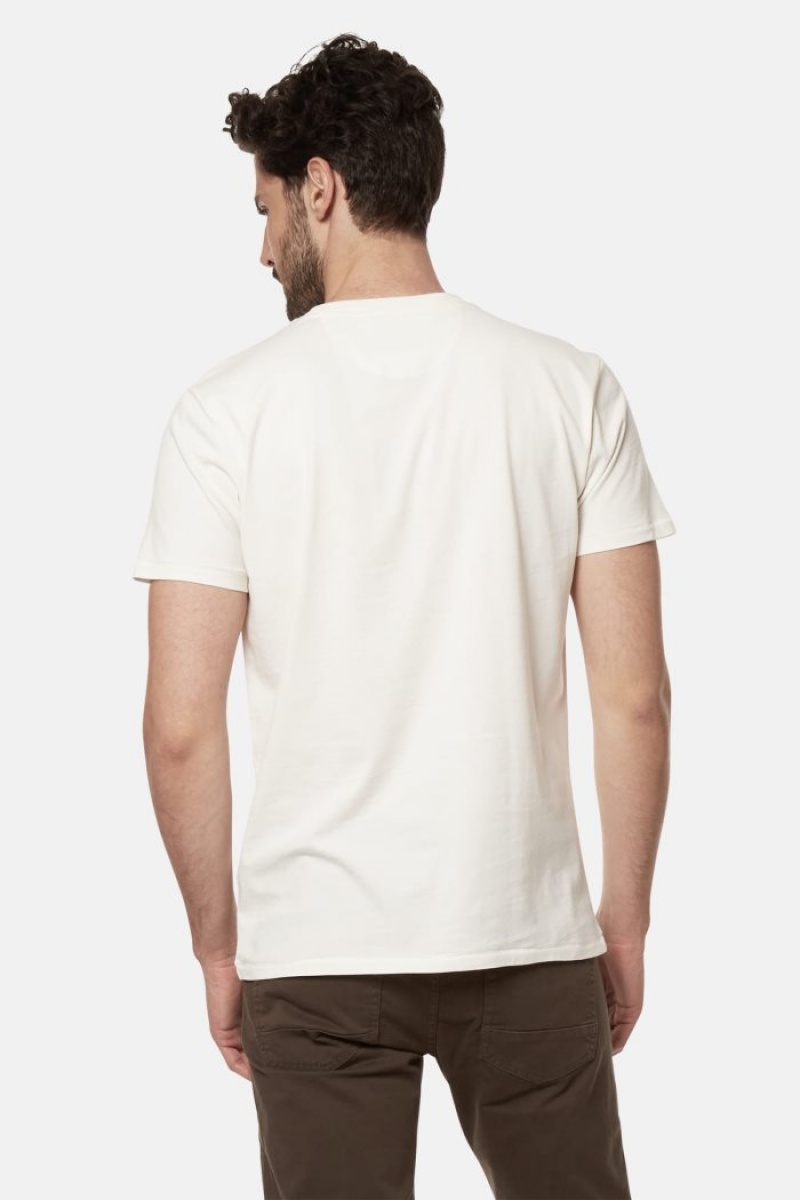 Polera La Martina Regular-fit Cotton Hombre Blancas Chile | EYI-6275