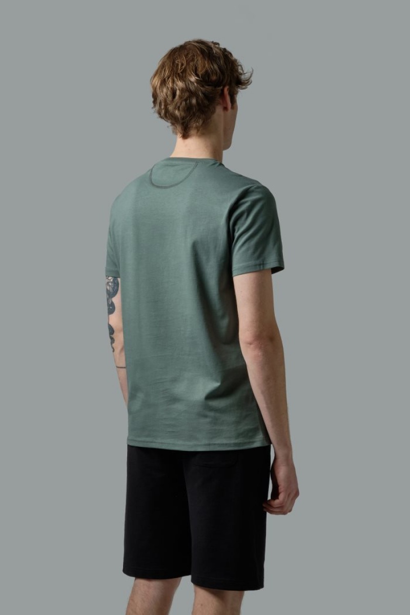 Polera La Martina Regular-fit Cotton Hombre Verde Oliva Chile | WBU-8134