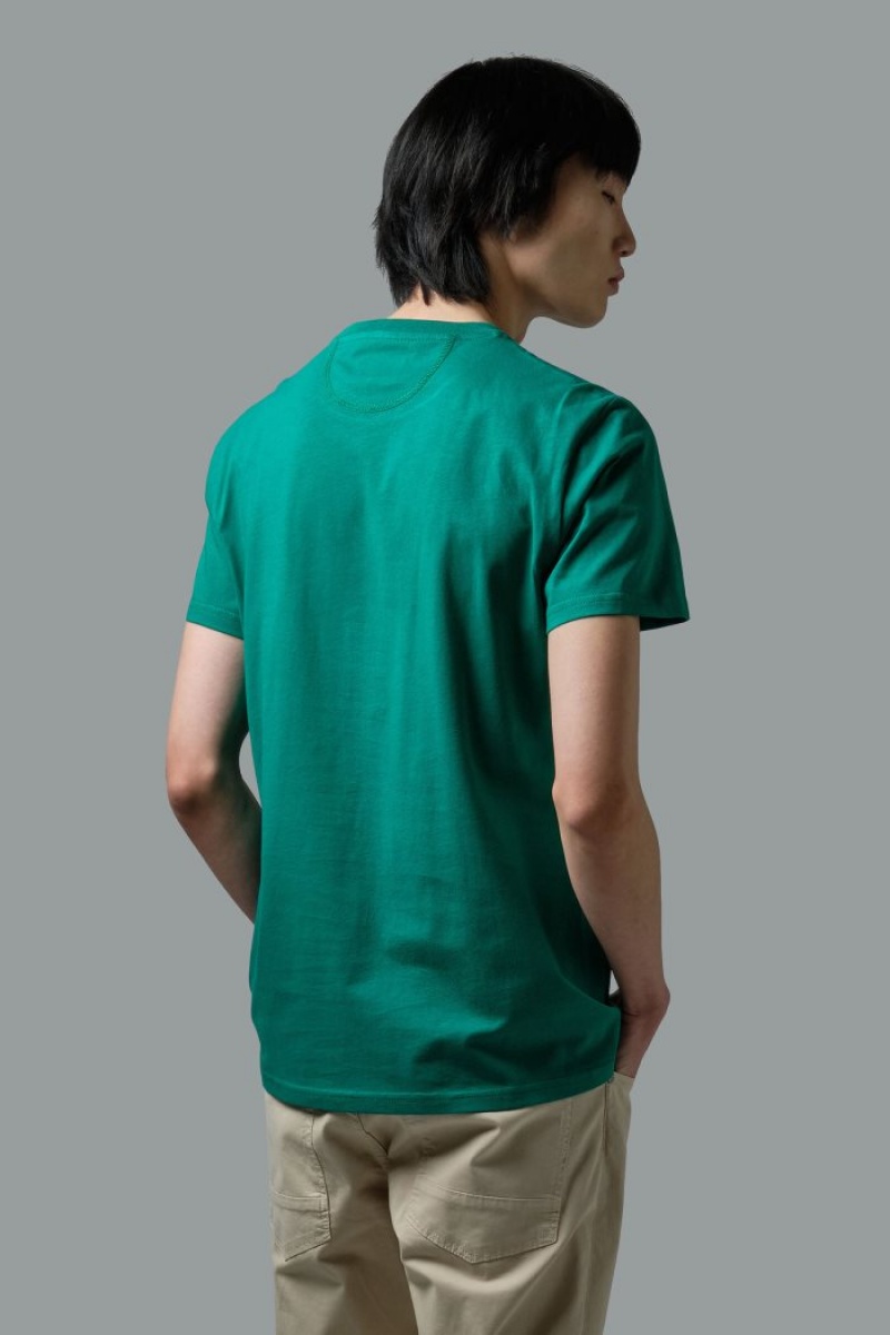 Polera La Martina Regular-fit Cotton Hombre Verde Chile | NMV-3574