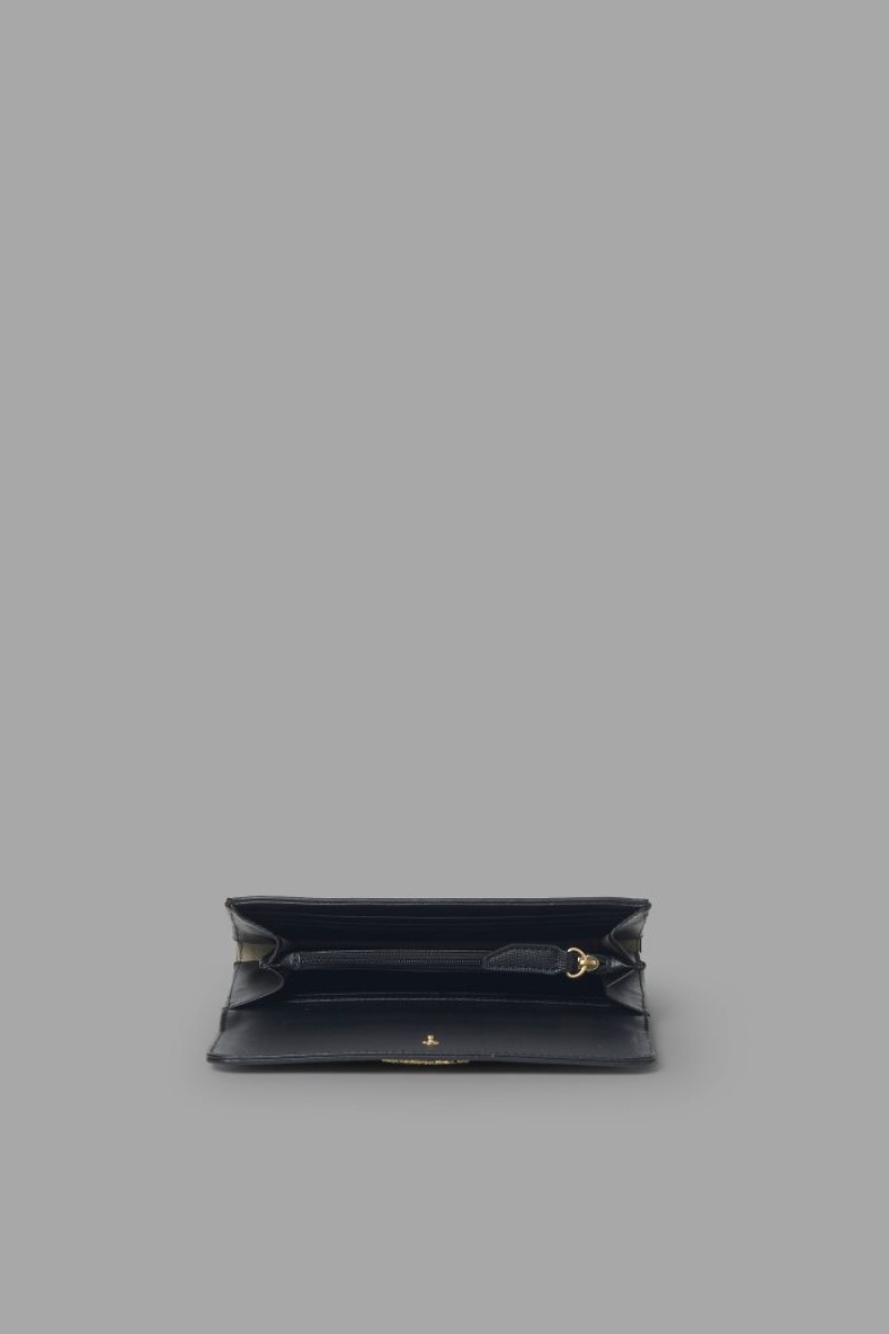 Carteras La Martina Plain-coloured Faux Leather Mujer Negras Chile | VNH-1011