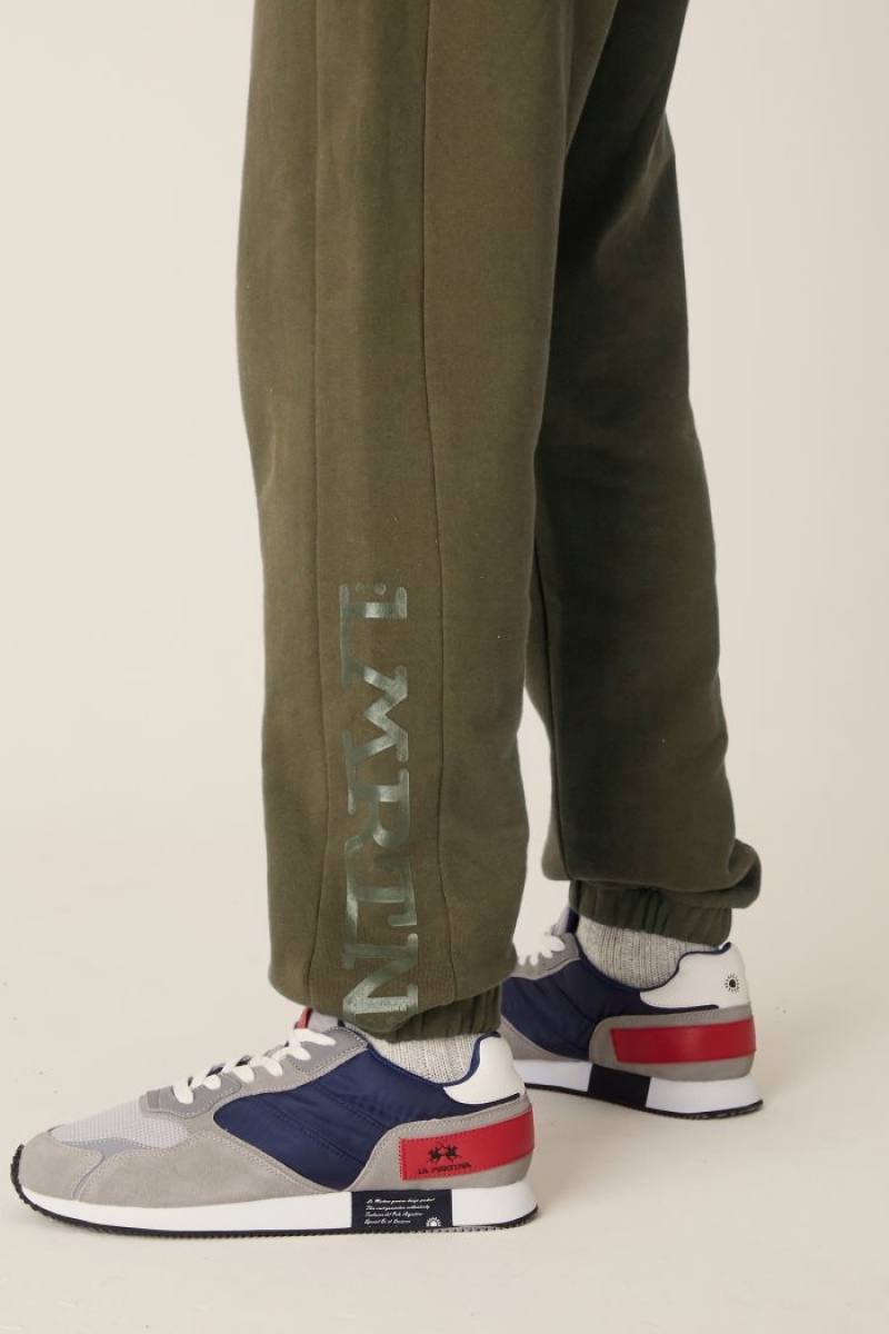 Joggers La Martina Algodon Deep Verde Chile | OCX-7321