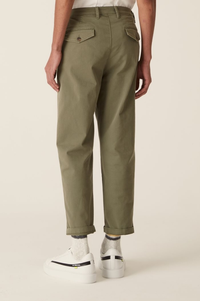 Pantalones Chinos La Martina Stretch Cotton Deep Verde Chile | BIX-6607