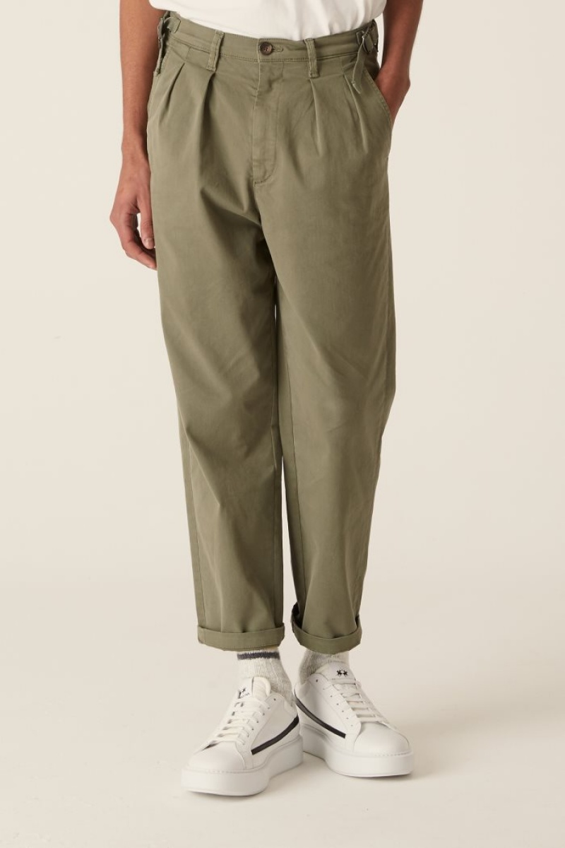 Pantalones Chinos La Martina Stretch Cotton Deep Verde Chile | BIX-6607