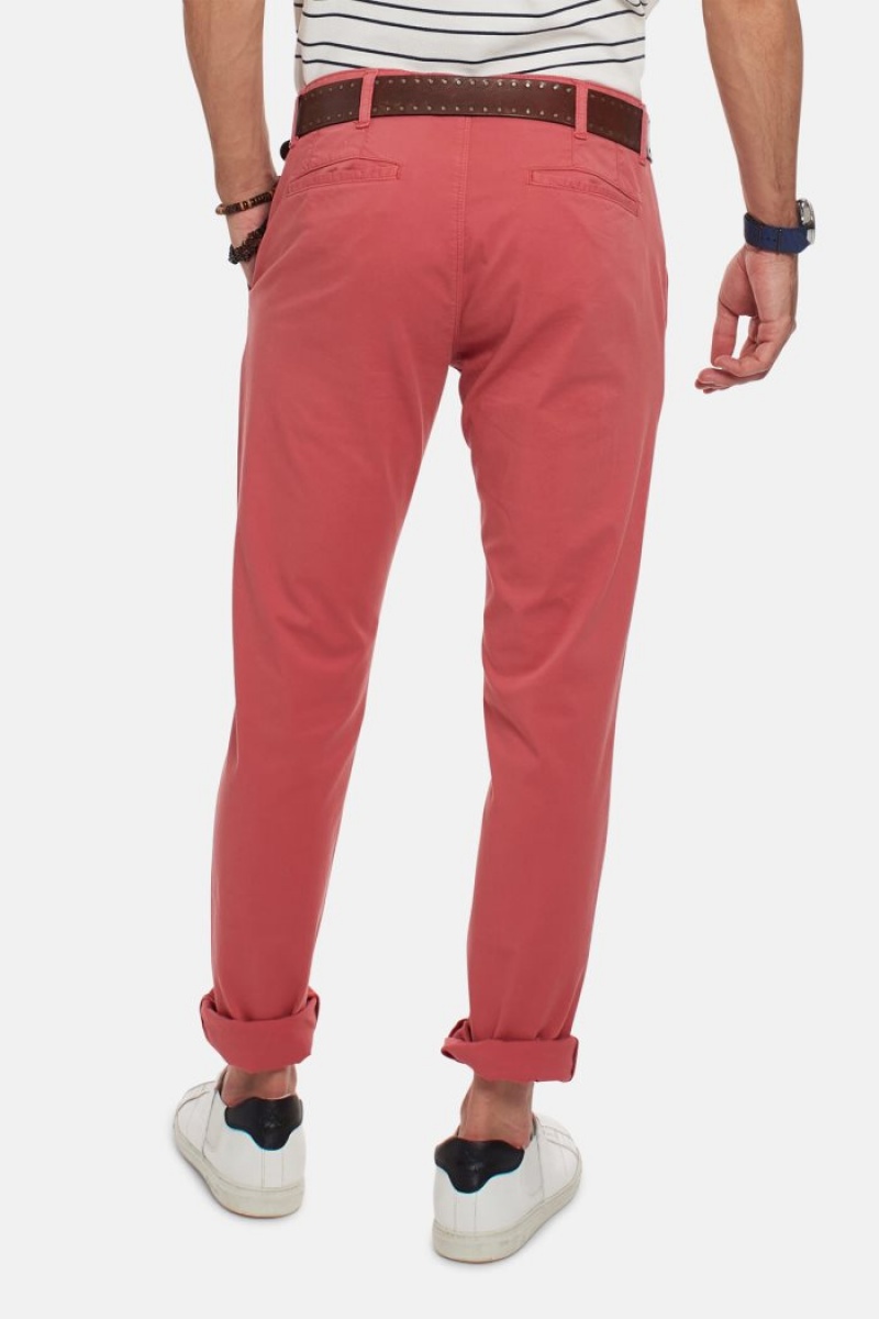 Pantalones La Martina Slim-fit Stretch Cotton Hombre Moradas Chile | OQX-3494