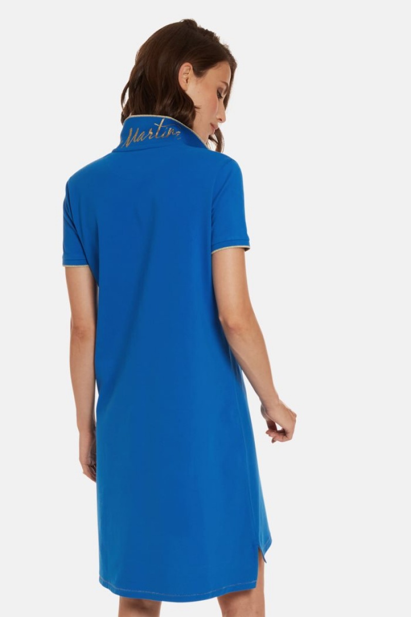 Polo Dress La Martina Regular-fit Mujer Azules Chile | CEO-2897