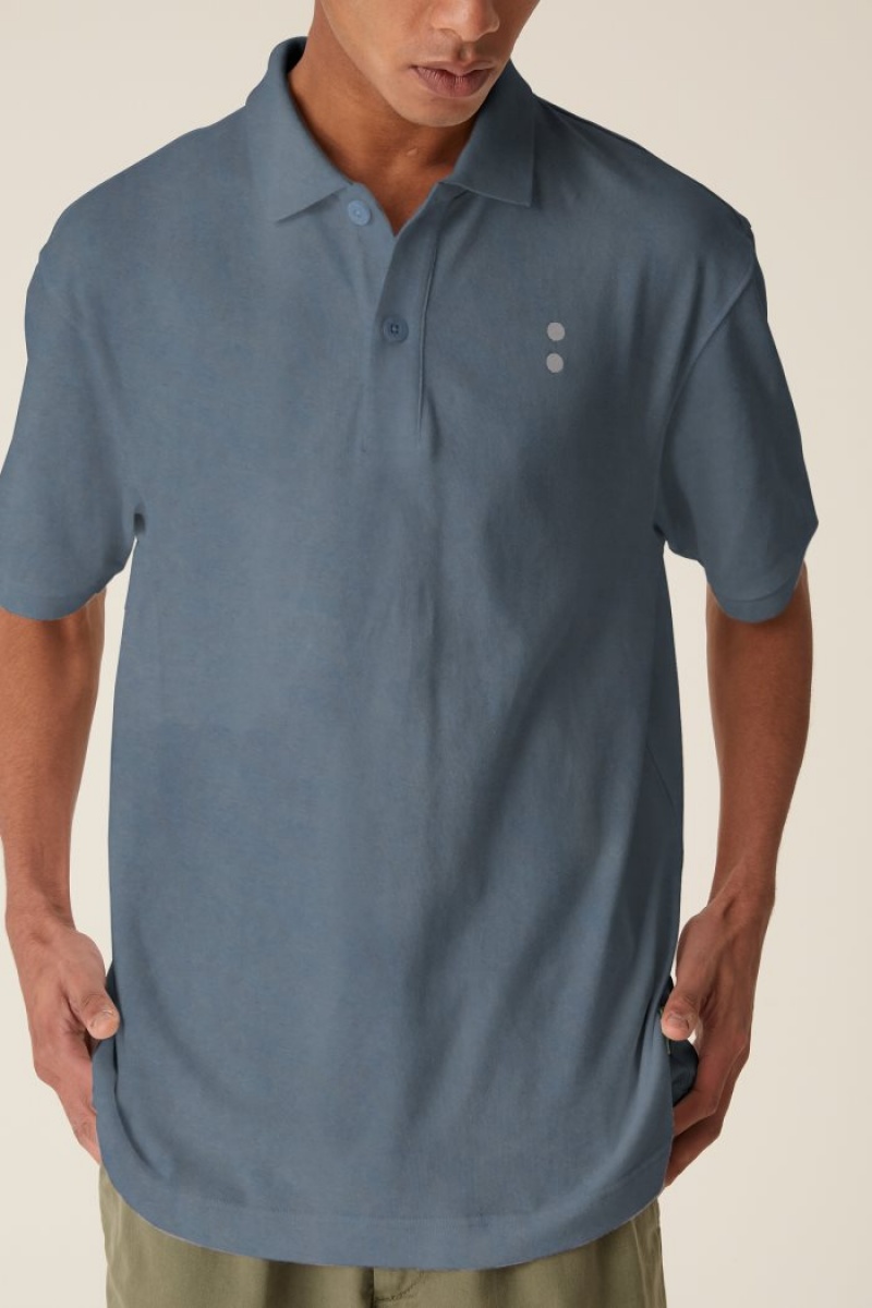 Polo La Martina LMRTN Cotton Azules Chile | EIH-9254