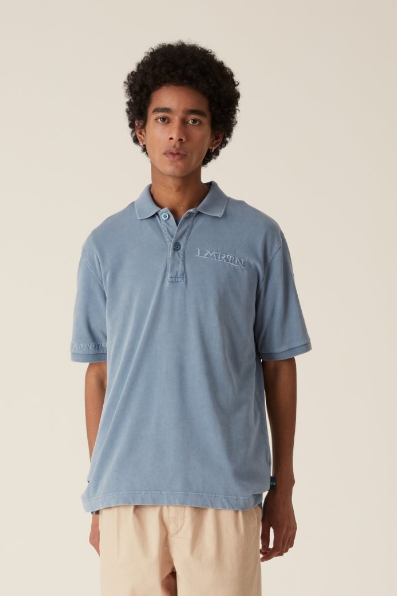 Polo La Martina LMRTN Cotton Azules Chile | NPO-7311