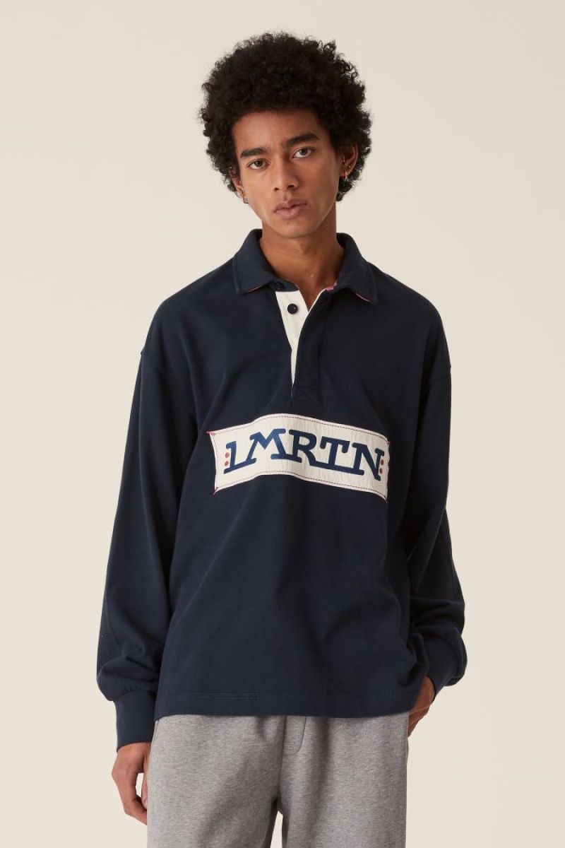 Polo La Martina LMRTN Cotton Azul Marino Chile | TPS-1287