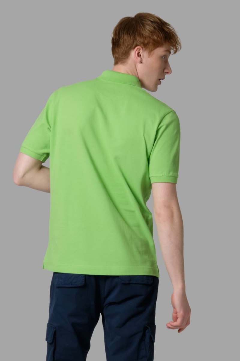 Polo La Martina Regular-fit Classic Piqué Hombre Light Verde Chile | KXY-5807