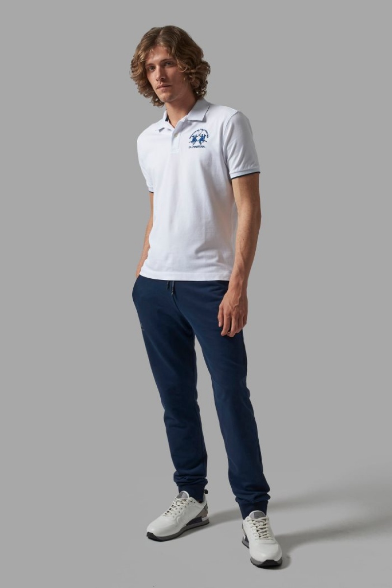 Polo La Martina Regular-fit Hombre Blancas Chile | GXK-7283