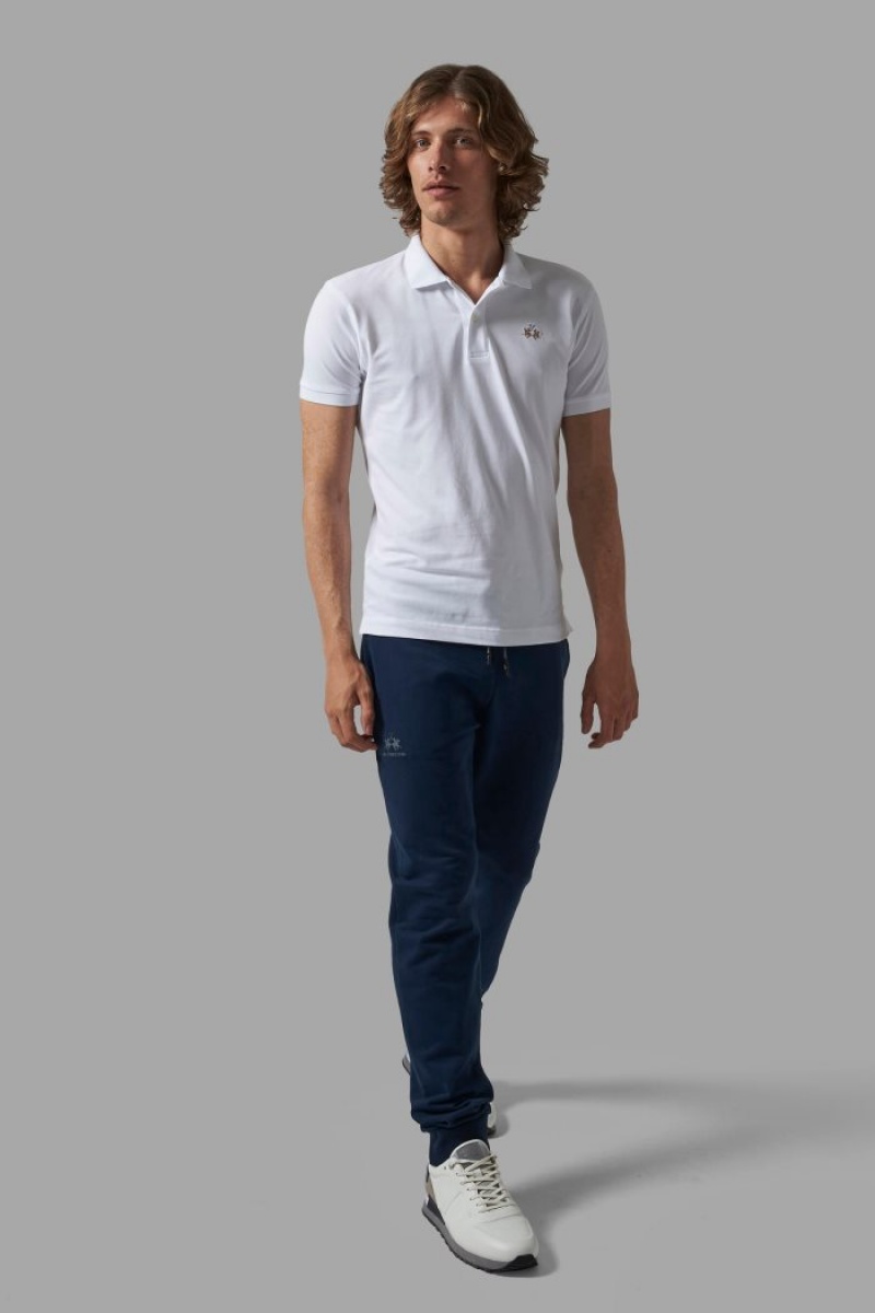 Polo La Martina Slim-fit Hombre Blancas Chile | LFV-8739