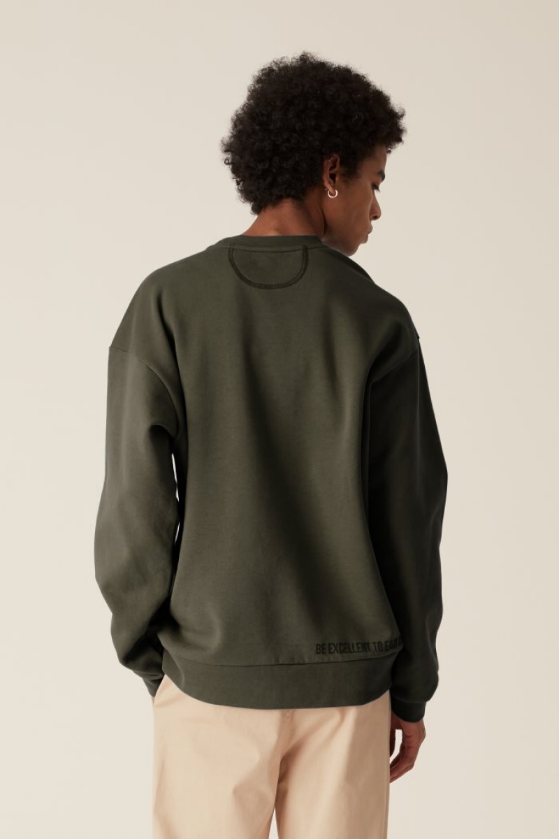 Sudadera La Martina LMRTN Crew-neck Deep Verde Chile | HDL-1685