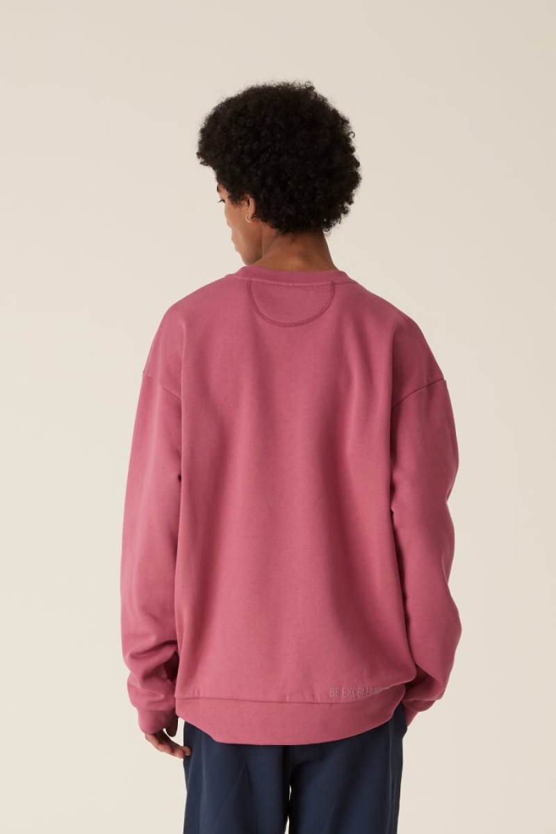 Sudadera La Martina LMRTN Crew-neck Rosas Chile | VAU-7511