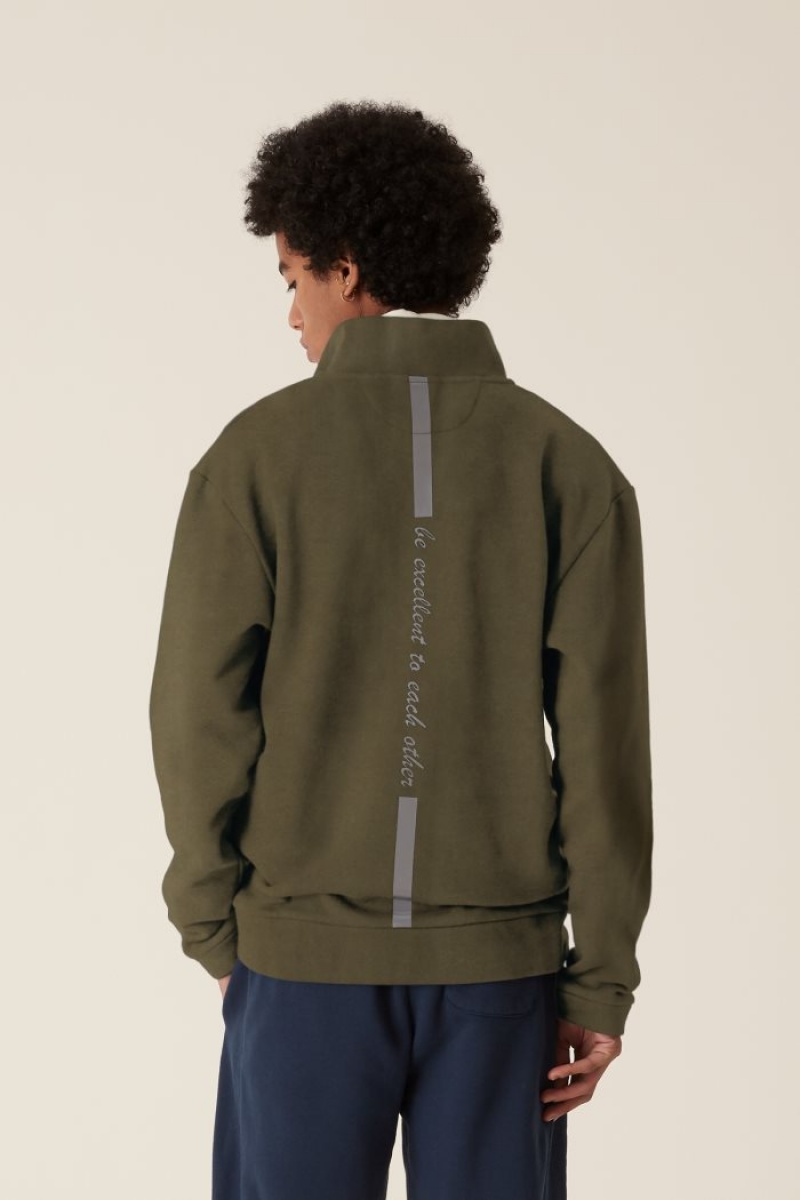 Sudadera La Martina LMRTN High-neck Deep Verde Chile | WDU-4586