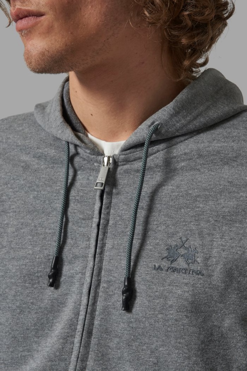 Sudadera La Martina Regular Fit Hombre Gris Chile | DGH-8677