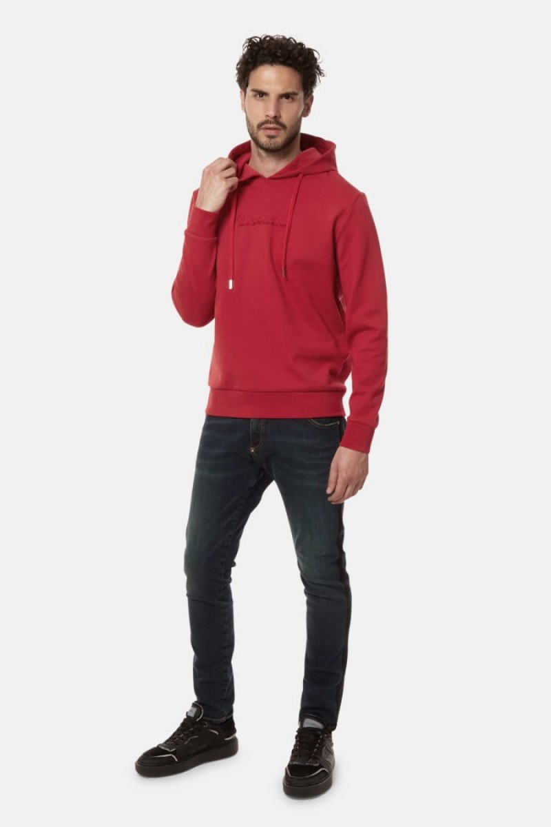 Sudadera La Martina Regular-fit Brushed Cotton Hombre Rojas Chile | MNK-6214