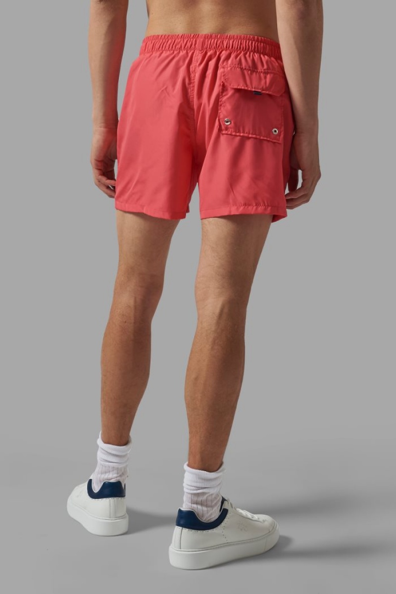 Swim Shorts La Martina Regular-fit Hombre Coral Chile | AMB-5581