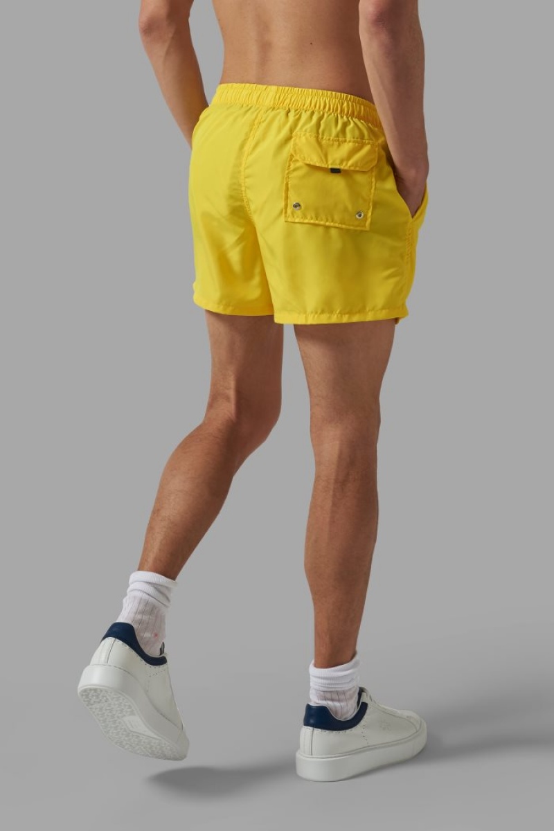 Swim Shorts La Martina Regular-fit Hombre Amarillo Chile | XCO-5827