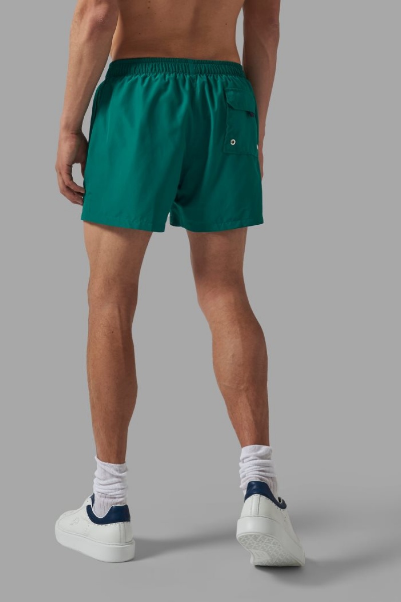 Swim Shorts La Martina Regular-fit Hombre Verde Chile | VZS-8462